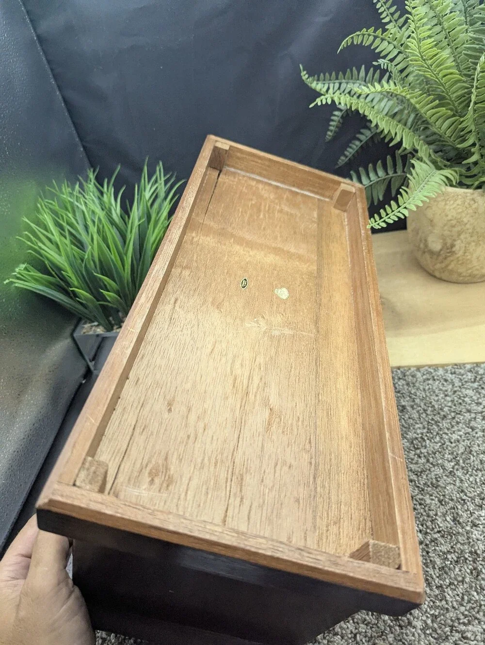 Vintage Price Import Japan Jewelry Music Box 7 Drawer 15.25”x7”x7.5” Working